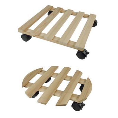 Support pot de fleur en bois, Forme carré