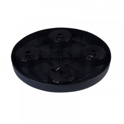 Support pot de fleur rond en ardoise, Diamètre 29 cm