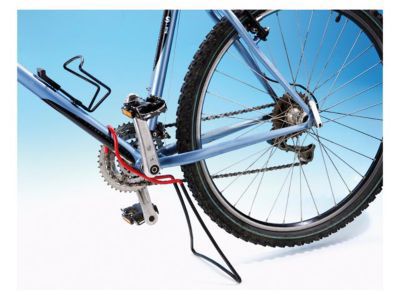 Support à vélo fixation au sol forme en V - Utilisation unilatérale