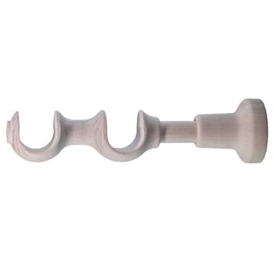 Support pour barre à rideauGoodHome ⌀28/28mm 19,8x5,3cm blanc