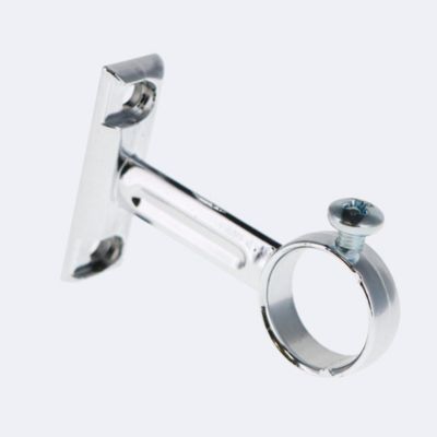 Support pour Barre de penderie en Acier Chromé Diam.20mm de 5,4cm - Boulet