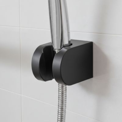 Support pour douchette GoodHome Cavally noir