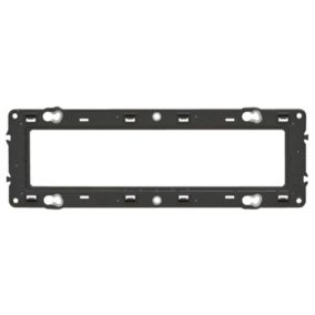 Support pour fixation à vis Legrand Mosaïc horizontal Céliane 3x2 modules