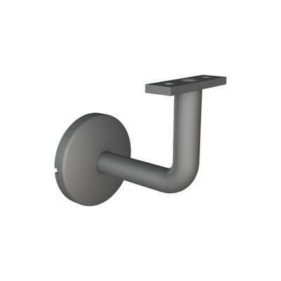 Support pour main courante murale aluminium gris, Opalu KORDO