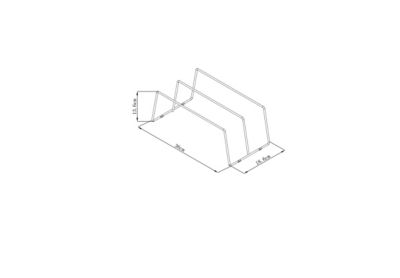 Support pour plateaux à fixer GoodHome Datil, 2 niveaux