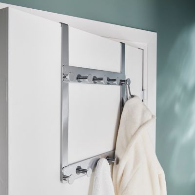 Support pour porte 2x5 têtes Koros chrome GoodHome