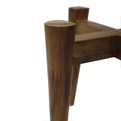 Support pour pot de fleurs en bois d'acacia Ø.13 x H.20 cm Verve