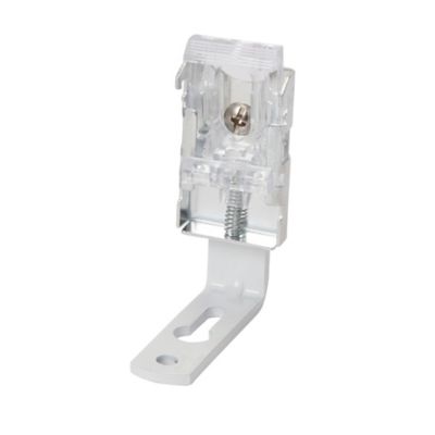 Support pour rail simple Thira GoodHome blanc