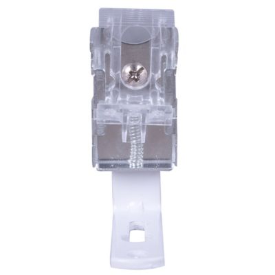 Support pour rail simple Thira GoodHome blanc