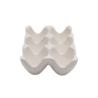 Support pour œufs blanc Box & Beyond, 15 cm