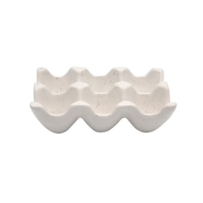 Support pour œufs blanc Box & Beyond, 15 cm