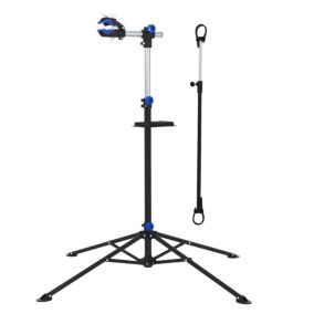 Support réparation vélo pieds d'atelier stand hauteur réglable 105-185 cm 50 kg