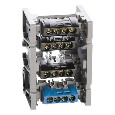 Support répartiteur permet d'associer 4 borniers IP2X de même dimension - 04810 - LEGRAND