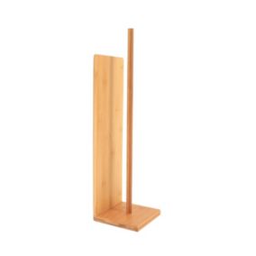 Support Réserve papier toilette WC en Bambou H 48.5 cm
