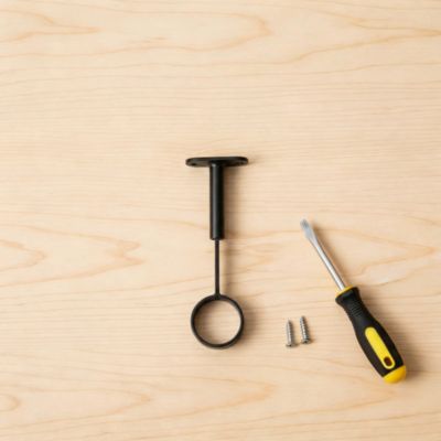 Support Penderie Métal SENRISE Lot De 4 Supports D'extrémité De Penderie Ronds En Accessoire Rangement Magasin