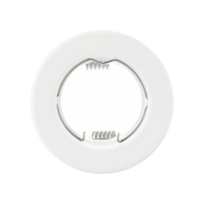 Support rond pour spot encastrable LED Colours métal blanc Ø8,3 cm