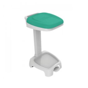 Support sac 120 L + couvercle vert