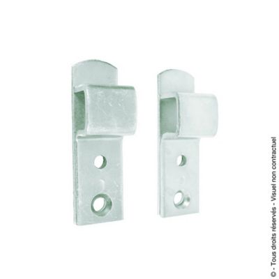 Lot de 2 supports de barrière de porte 2 x 4 Support de barre