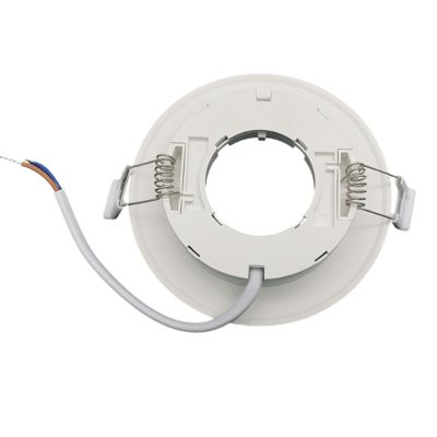 Support Spot Encastrable GX53 LED Rond BLANC - Pack de 10 - SILAMP