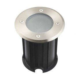 Support Spot Encastrable Sol GU10 AC220-240V étanche IP67 Rond - perçage 98mm Diffuseur Dépoli