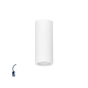 Support Spot Saillie Blanc Rond 70mm 1 x GU10 Max 10W