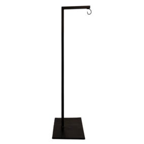 Support sur pied - hauteur 1 m (1 m - Noir)