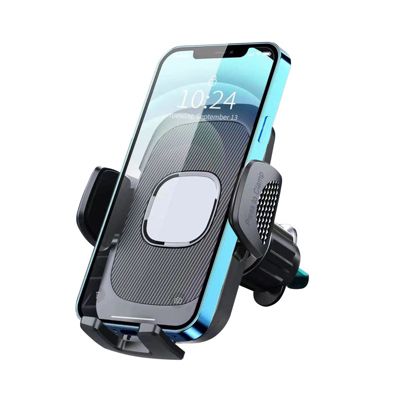 Support Telephone Voiture, Porte Telephone Voiture Grille Aération,360 Rotation Support Voiture Réglable,Ultrastable Accroche