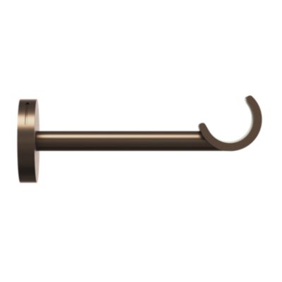 Support tringle à rideau à percer Kozani métal marron Ø19mm GoodHome