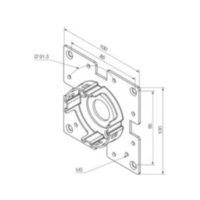 SUPPORT UNIVERSEL A BRIDES 100X100 POUR ERA