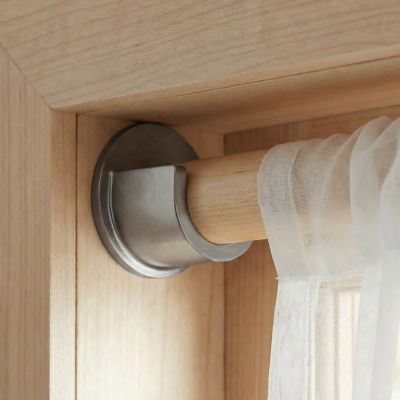 Support universel encastré pour barre à rideau Athens GoodHome gris