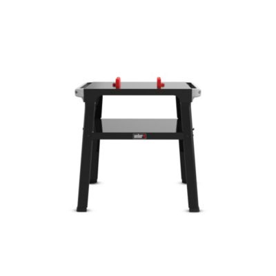 Support Weber pour barbecue Lumin et Lumin Compact avec étagère centrale