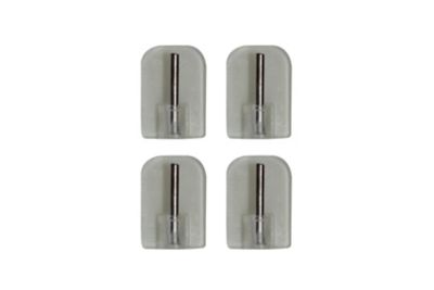 Supports pour barre de vitrage x4 Blanc mat