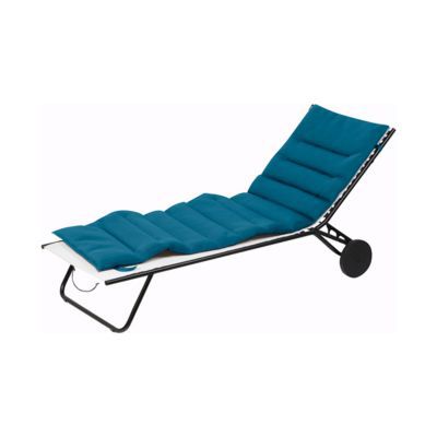 Sur-matelas pour bain de soleil Lafuma coral blue