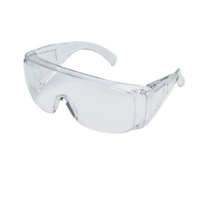 Surlunettes de protection avec verre panoramique en polycarbonate