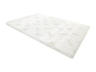 Surmatelas 140 x 190 cm mémoire de forme coutil aloe vera ép.5cm - ANTASSE de NATUREA