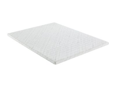 Surmatelas 140 x 190 cm mémoire de forme coutil bambou ép.5cm - LUFFY de NATUREA