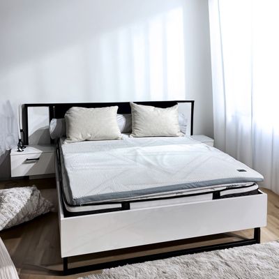 Surmatelas 160 x 200 cm mousse mémoire de forme et gel AirFeel™ - LUNA
