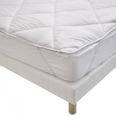Surmatelas 160x200 cm Confort Moelleux et Respirant LAVABLE À 95 C