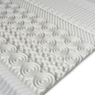 Surmatelas a memoire de forme 140 x 190 CM 10 zones de confort