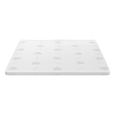 Surmatelas en MemoryFoam 120x190 - haut de 5 cm, déhoussable, tissu AloeVera. Topper H5