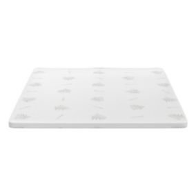 Surmatelas en MemoryFoam 120x190 - haut de 5 cm, déhoussable, tissu AloeVera. Topper H5