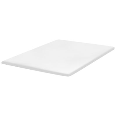Surmatelas en mousse de polyuréthane blanc CALM