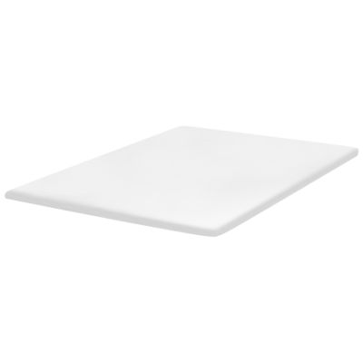 Surmatelas en mousse de polyuréthane blanc CALM