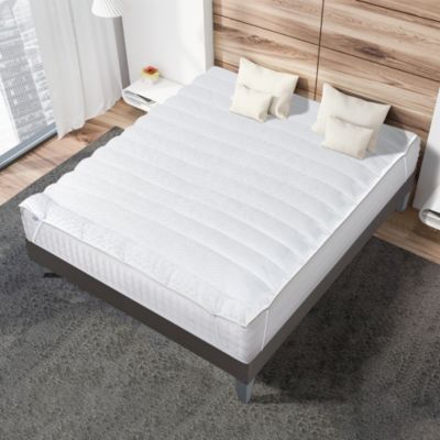Surmatelas Wellness 180x200 cm - Fibres creuses - Douceur légère - 2 cm