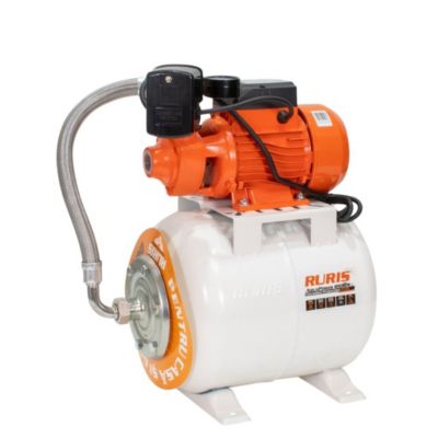 Surpresseur d'eau domestique RURIS AquaPower 1008s avec reservoir, controle automatique, alimentation en eau maison, jardin et