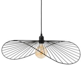 Suspension "Adelia" D58cm noir - Atmosphera createur d'interieur