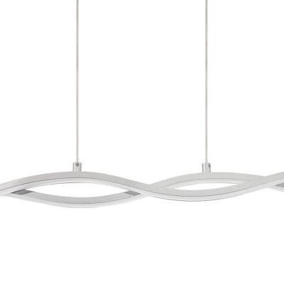 Suspension Alani LED intégrée argent