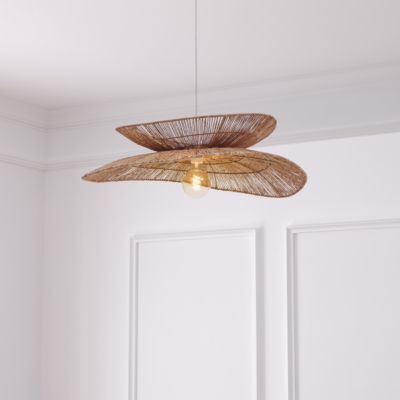 Suspension "Alara" jute beige D69,5cm - Atmosphera Créateur d'intérieur
