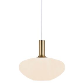 Suspension ALTON 35, Verrerie couleur Blanc, E27, H.30, IP20 / NORDLUX Intérieur