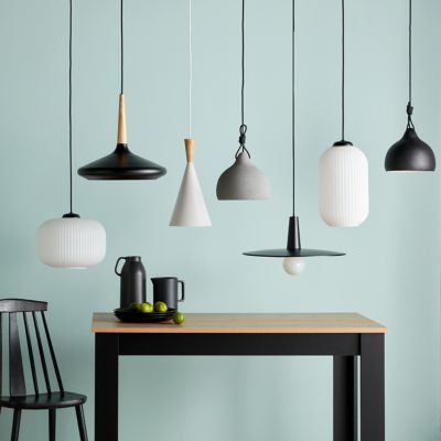 Suspension Arraqis E27 IP20 blanc 19cm